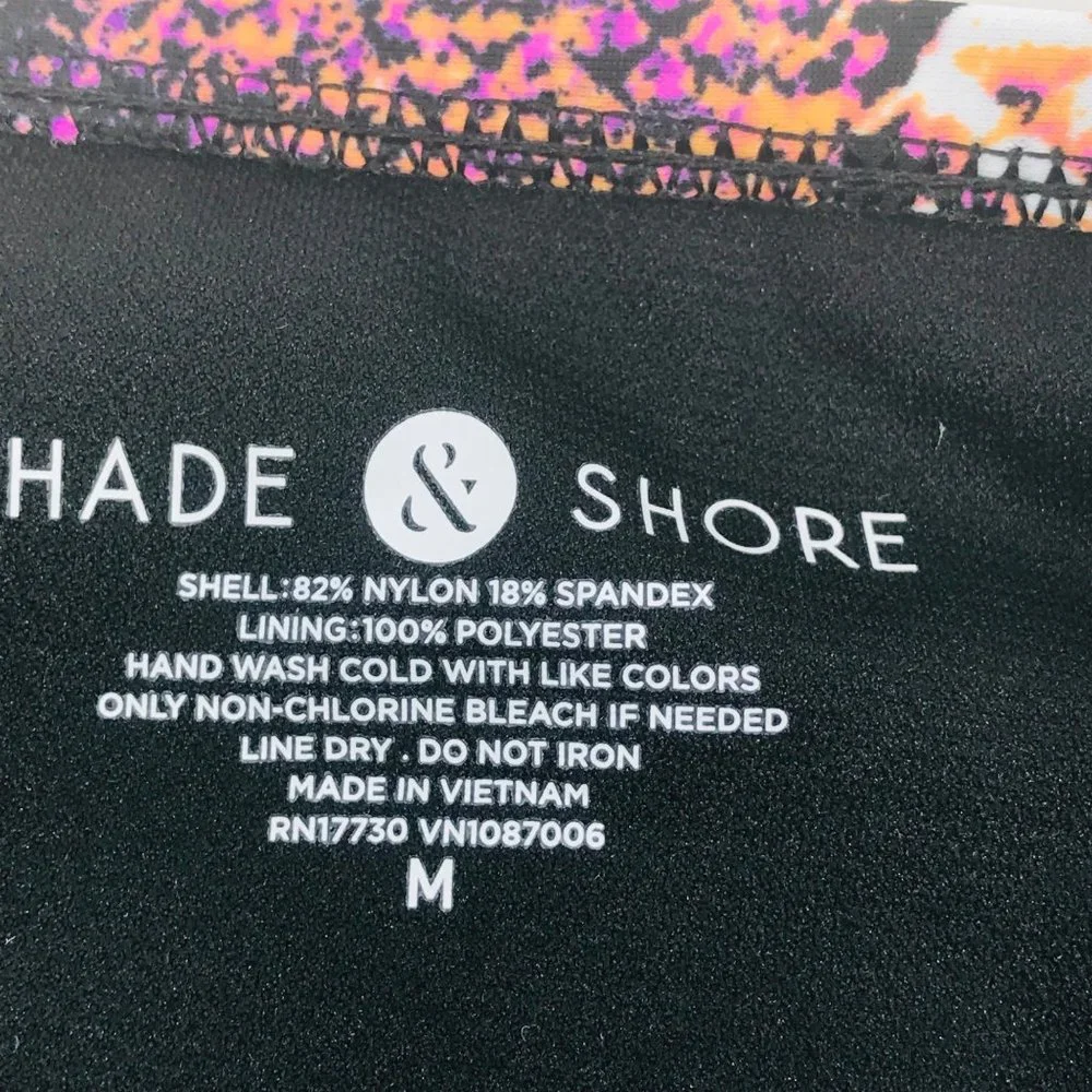 Shade And Shore Women's Size Medium 8-10 Low Coverage Bikini Swim Bottom New